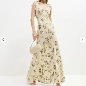 Reformation Pernille Silk Dress Size S